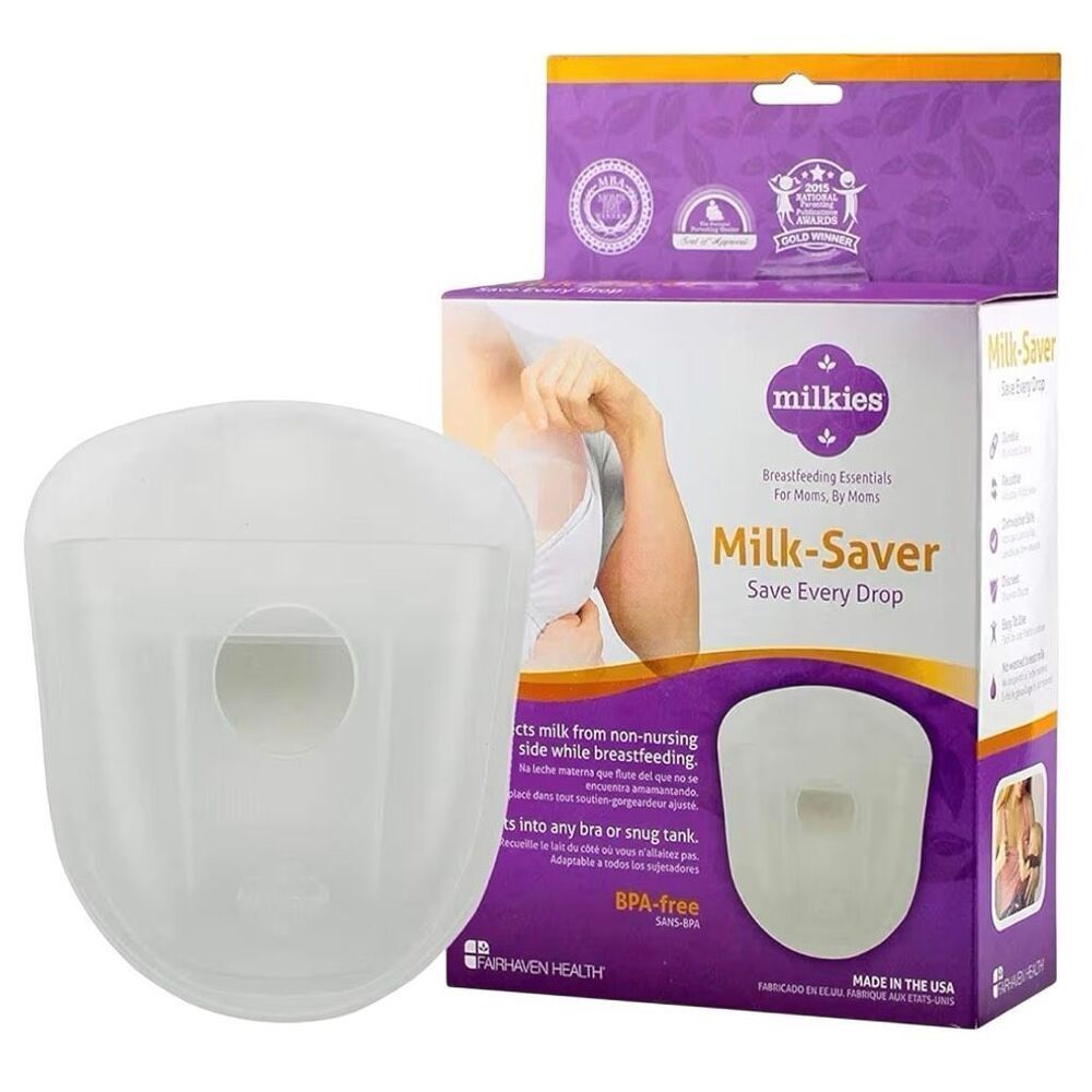 Milkies Milk-Saver Breast Milk Collector Storage BPA Free Earth Friendly Dishwas